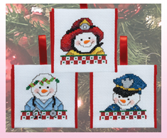 First Responer Countdown to Christmas - Firefighter, Doctor & Police Officer